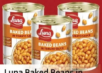 Luna Baked Beans In Tomato Sauce
