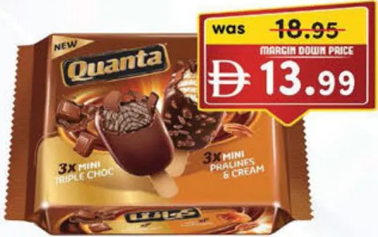 Quanta Ice Cream Triple Chocolate / Pralines & Cream