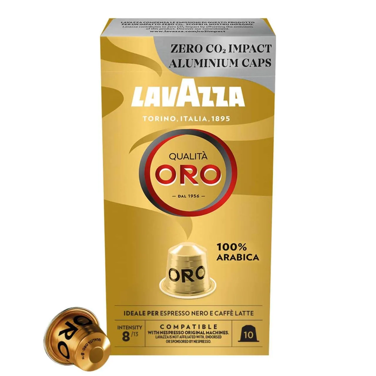 Lavazza Qualita Oro كبسولات قهوة 10 كبسولات