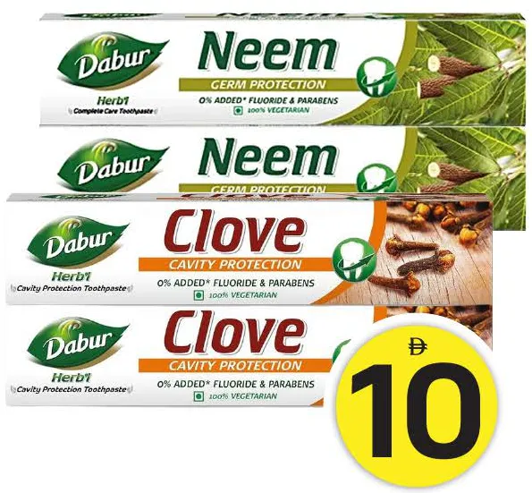 Dabur معجون أسنان عشبي مشكل