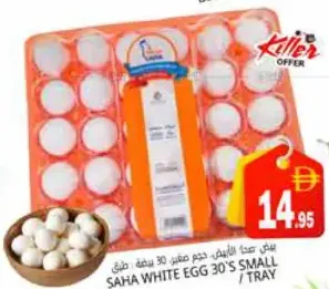 Saha White Egg Small