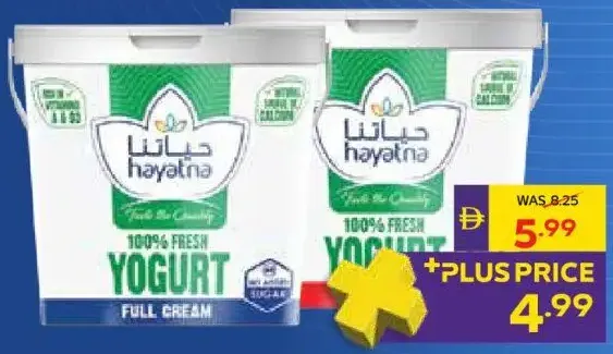 Hayatna Yoghurt Full/Low Fat