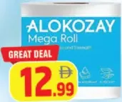 Alokozay Maxi Roll 1 Ply Embossed 1500