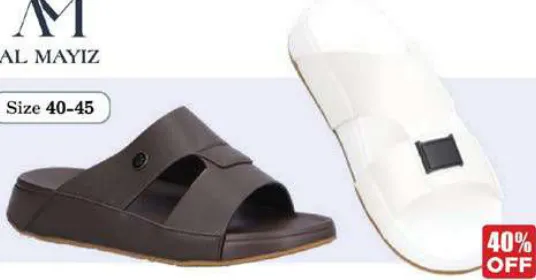 Al Mayiz Men’s Arabic Slipper Assorted