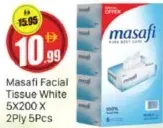 Masafi Facial Tissue White, 2 Ply