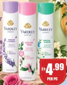Yardley London Women Deo Spray Assorted