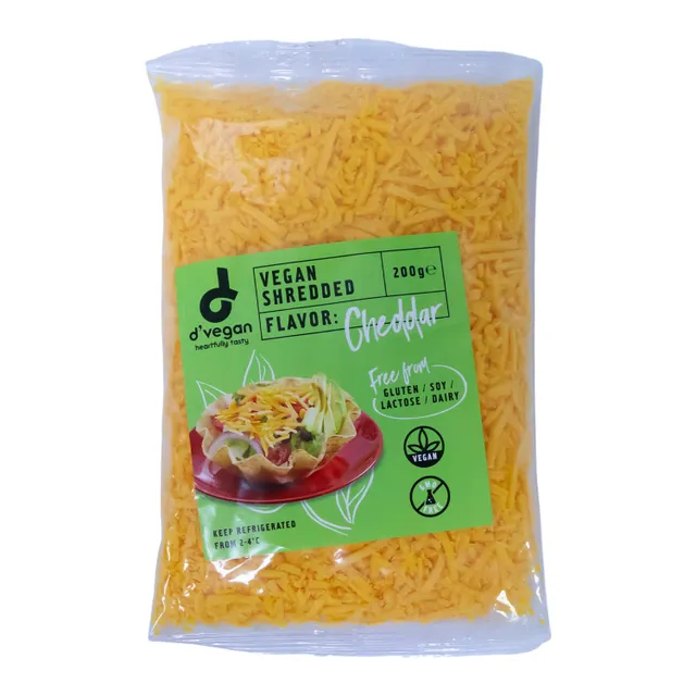 D'Vegan Shredded Cheddar Flavor