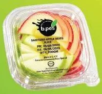 b.pes شريحة تفاح