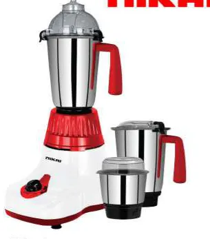 Nikai 3 Jar Indian Mixer Grinder 1000W