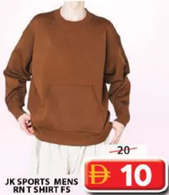 Jk Sports Mens Rn T Shirt Fs