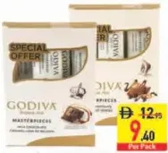 Godiva لوح شوكولاتة