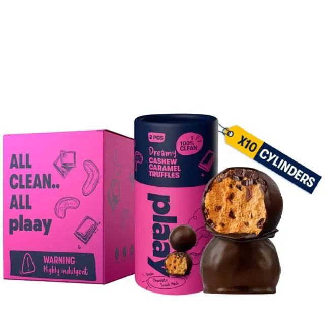 Plaay Chocolate Truffles Cashew Caramel