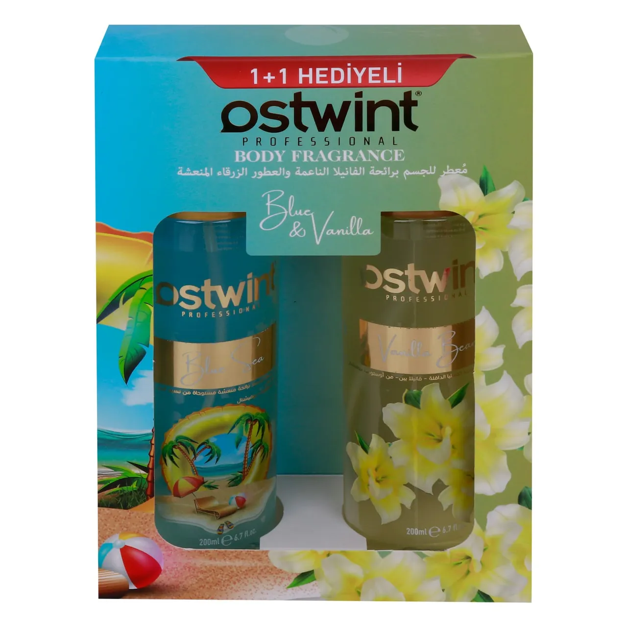 Ostwint عطور للجسم Professional Blue Sea + Vanilla Bean