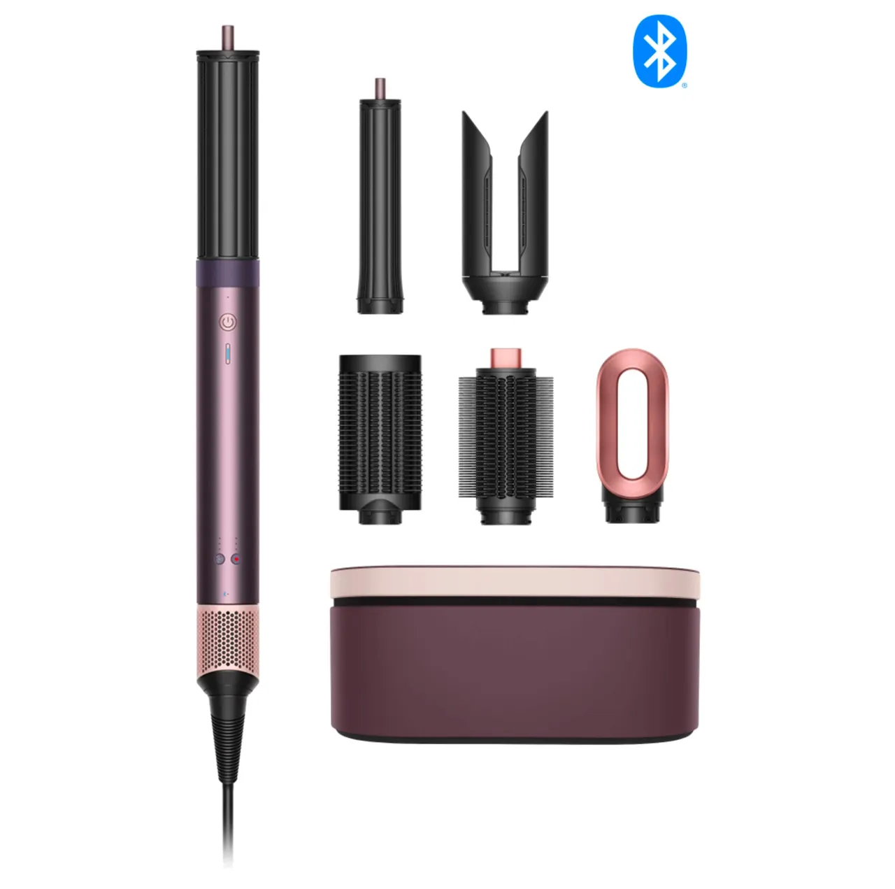 Dyson Airwrap Coanda 2x مصفف ومجفف (Straight+Wavy) Jasper Plum - نسخة دولية