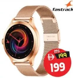 Titan Fastrack Vybe Womens Smart Watch Metal Rose Gold