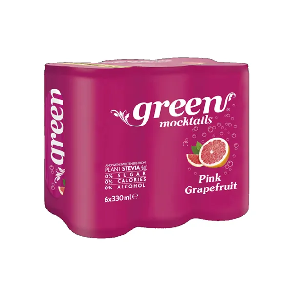Green Cola Green Mocktails Pink Grapefruit Carbonated Drink
