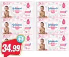 Johnson's مناديل مبللة للأطفال جونسون