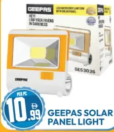 Geepas Solar Panel Light GE53036