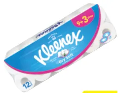 Kleenex Dry Soft Toilet Rolls