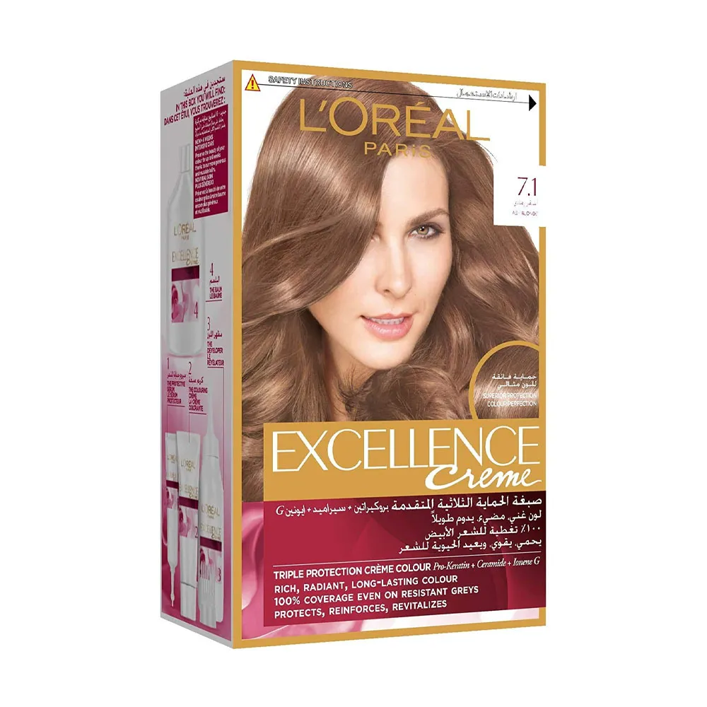 L'Oréal Excellence Crème صبغة شعر 7.1