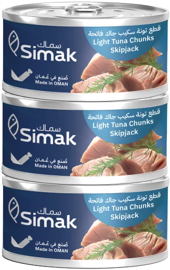 Simak Skipjack Tuna Chunks In Brine
