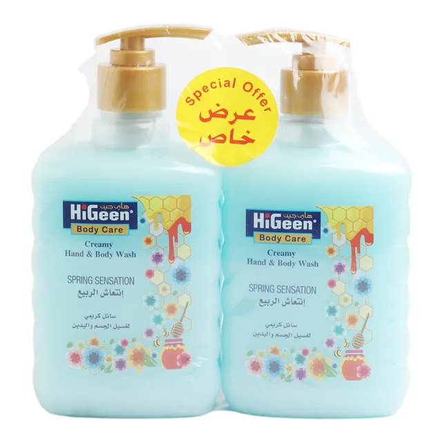 Higeen Hi Geen Body Care Creamy Hand & Body Wash with Spring Sensation