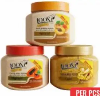 Looxy مقشر للوجه والجسم