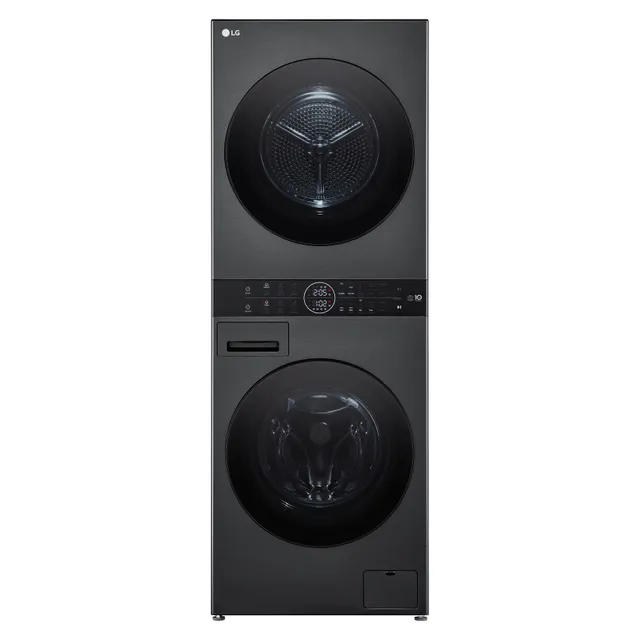 LG WashTower Commercial Stacker Front Loading Washer W4W8BVPKZHM Grey with Dryer