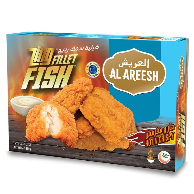 Al Areesh Hot N Crispy Zing Fish Fillet
