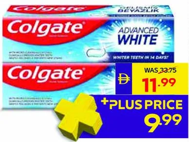 Colgate معجون أسنان أبيض متطور