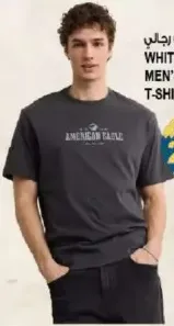White Collar Men's 5 Slv T-Shirt Round Neck Half Sleeve