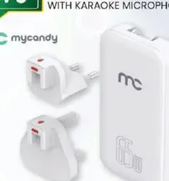 Mycandy شاحن سفر نوع سي ماي كاندي