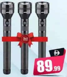 sanford Rechargeable Led Flash Light 3 In 1 SF6181SLC