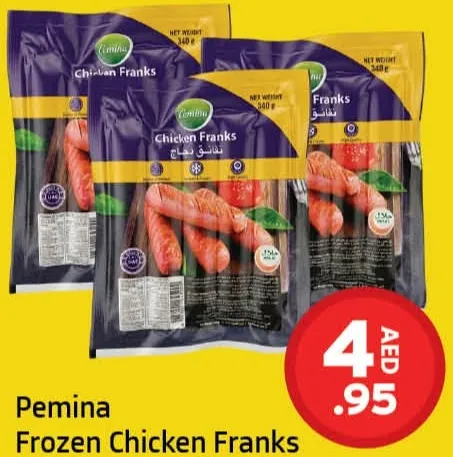 Pemina Frozen Chicken Franks 10"