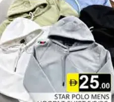 Star Polo Mens Hoodi T-Shirt F/S