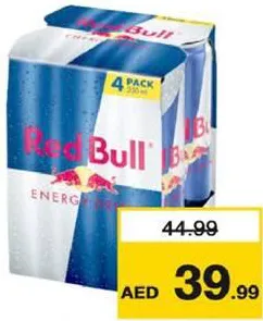 Red Bull Sugar Free 250Mlx4Pcs