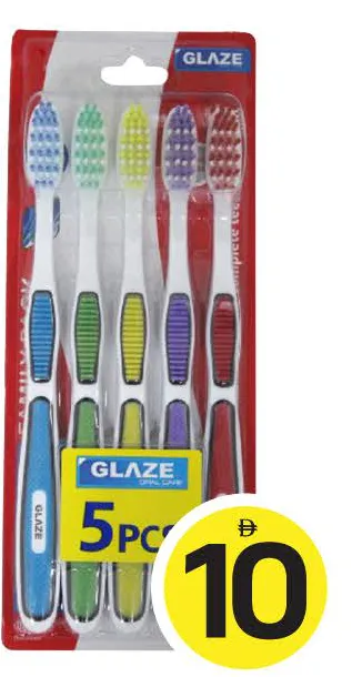 Glaze جليز فرشاة أسنان عائلية