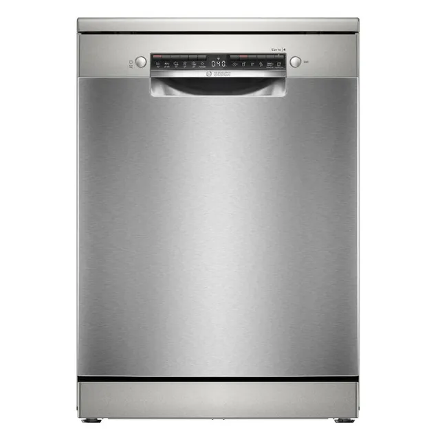 Bosch 13 Place Settings Freestanding Dishwasher, EcoSilence Drive & Home Connect – SMS4HMI25M Silver Inox