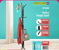 Royalford ستاند تعليق ملابس Rf12430