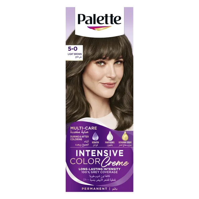Palette Intensive Color Creme 5-0 Light Brown 1 pkt