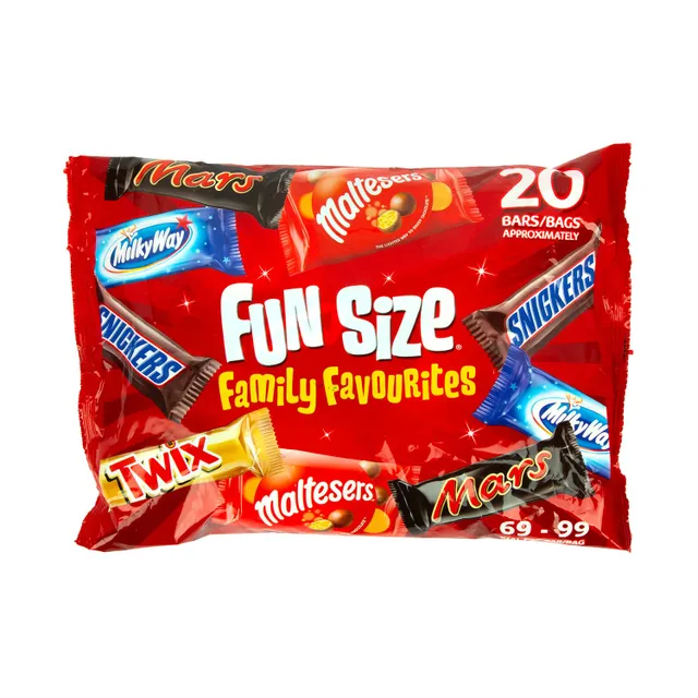 Mars Fun Size Family Favourite Chocolate Bars 20pcs