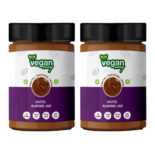 Vegan Way برطمان تمر باللوز