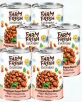 Farm Fresh فول مدمس فارم فريش / فاصوليا مطبوخة في صلصة طماطم