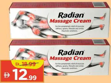 Radian Massage Cream