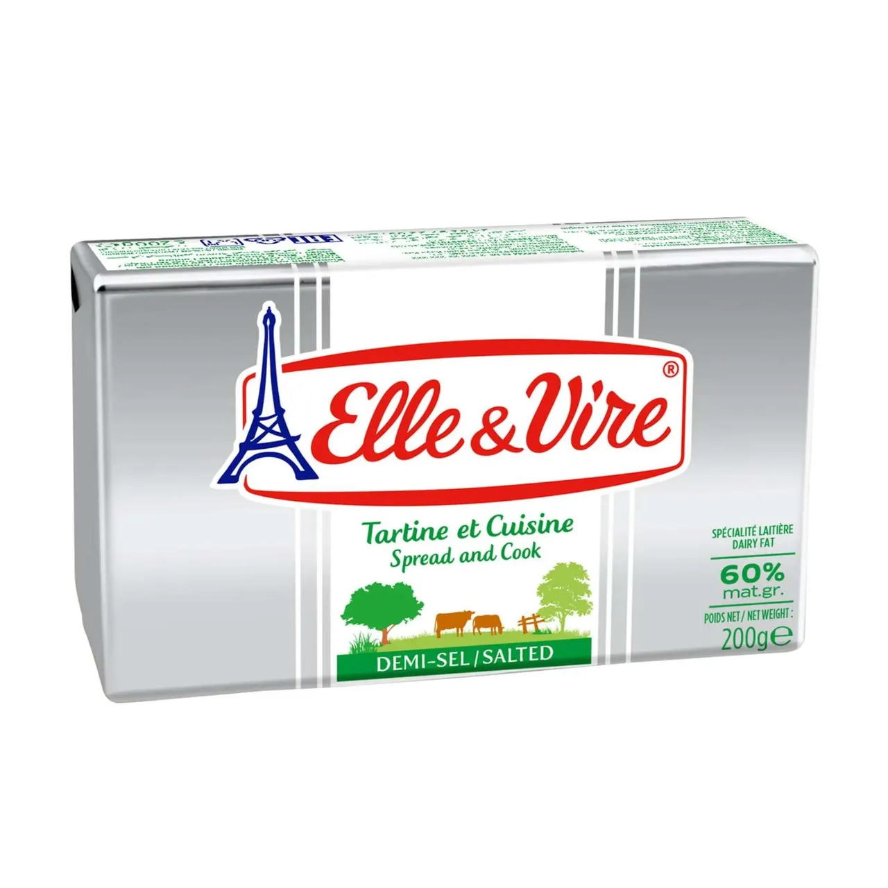 Elle&Vire زبدة فرنسية مملحة