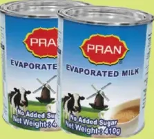 Pran Evaporated Milk