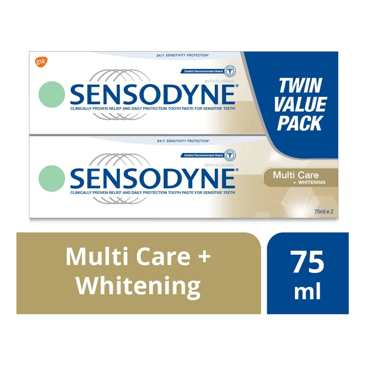 Sensodyne معجون أسنان متعدد العناية والتبييض