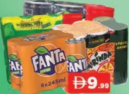 Mountain Dew / Mirinda / 7 Up / Fanta