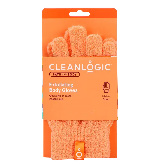 Cleanlogic Bath & Body Exfoliating Body Gloves CL-105-48