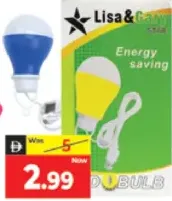 Lisa & GLOW لمبة LED للسرير